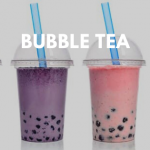 Exotic fruits in bubble tea
